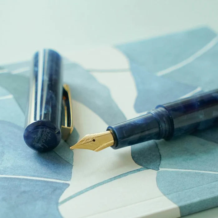 Hightide Attache Marbled Fountain Pen - The Journal Shop