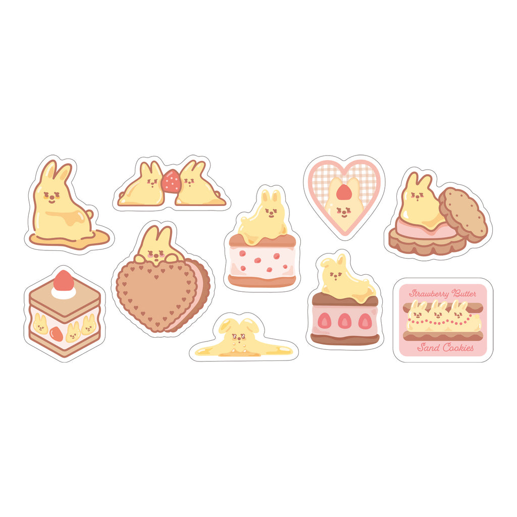 Rabbit butter stickers