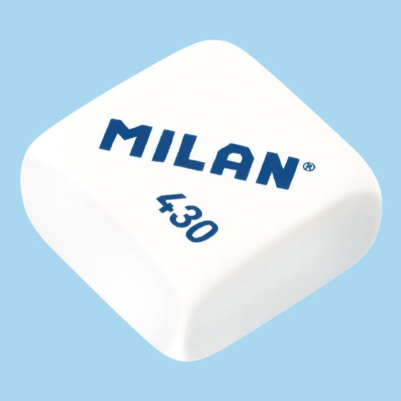 MILAN 3 x Flexible Erasers 4045 + 2 Erasers 430 [Pack of 5] - The Journal Shop