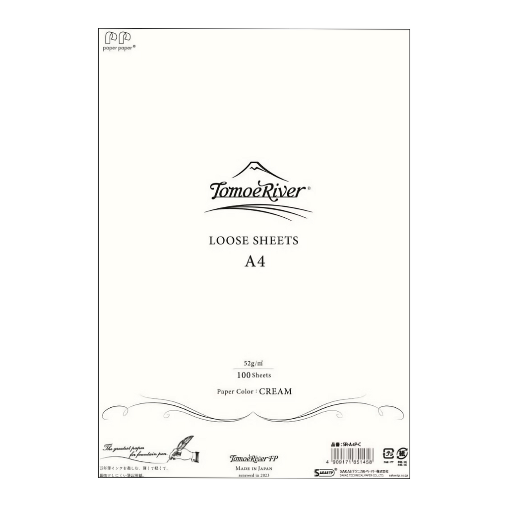 Sanzen Tomoe River Paper A4 52 gsm - 100 Sheets - Perfect for Fountain Pen Writing