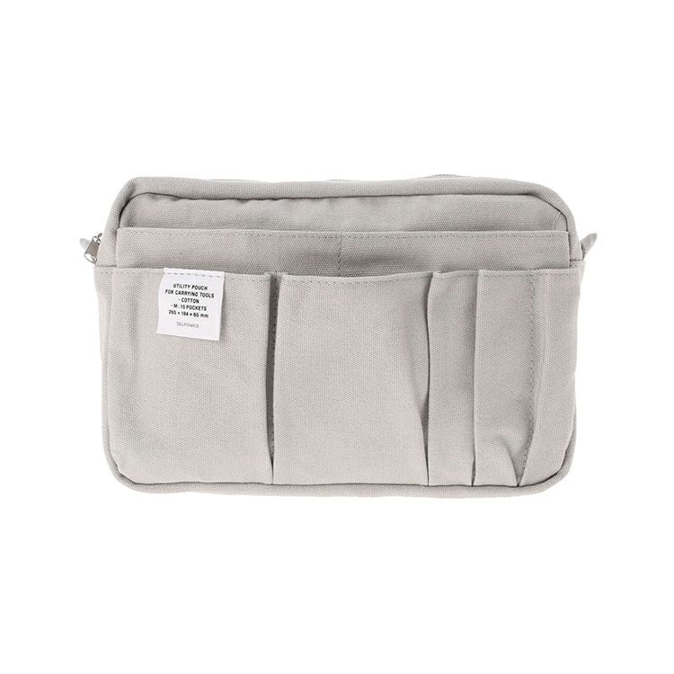 Light Grey Delfonics Inner Carrying Utility Pouch M with a sleek, neutral finish.
