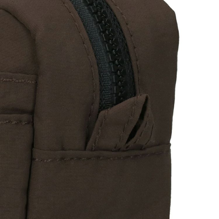 Close up view of the corner detail of Delfonics Stud Inner Carrying Pouch