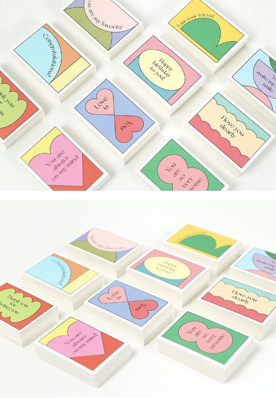 Paperian Kind Message Card Set (10 Cards) - The Journal Shop