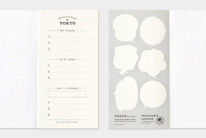 TRAVELER'S Limited Edition Tokyo Notebook  Postcard - The Journal Shop