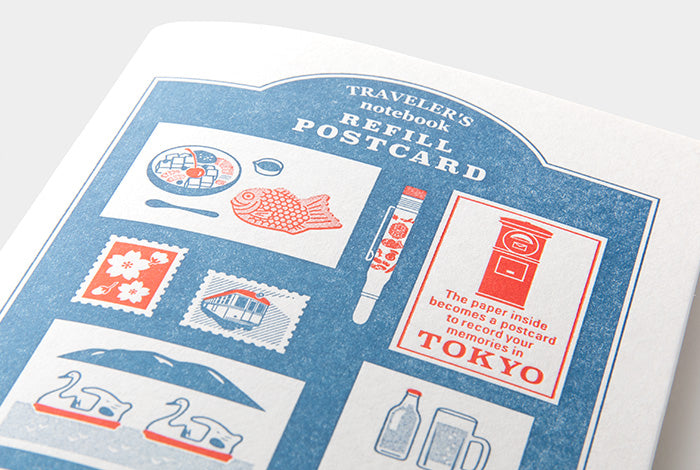 TRAVELER'S Limited Edition Tokyo Notebook  Postcard - The Journal Shop