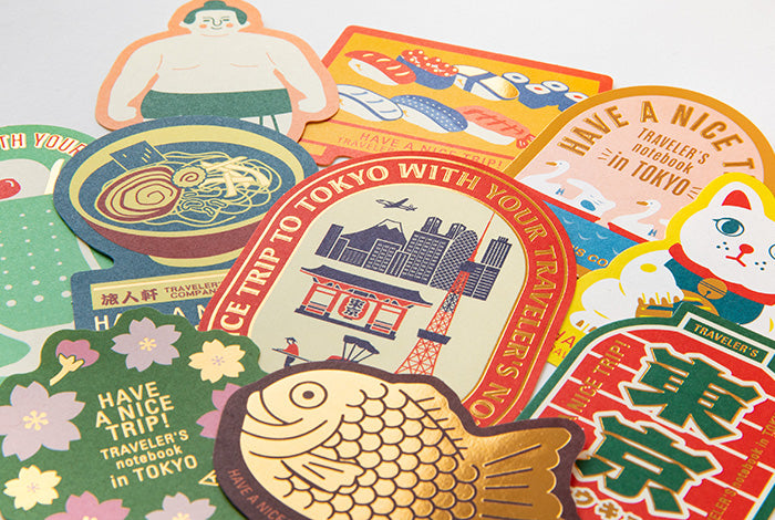 TRAVELER'S Limited Edition Tokyo Notebook Sticker Set - The Journal Shop