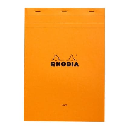 Rhodia A4 Color Head Stapled Pad No18, Lined - Anise Green (18966C)