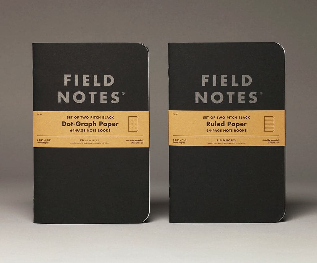 Black note. Field Notes are. Black and Note конце.