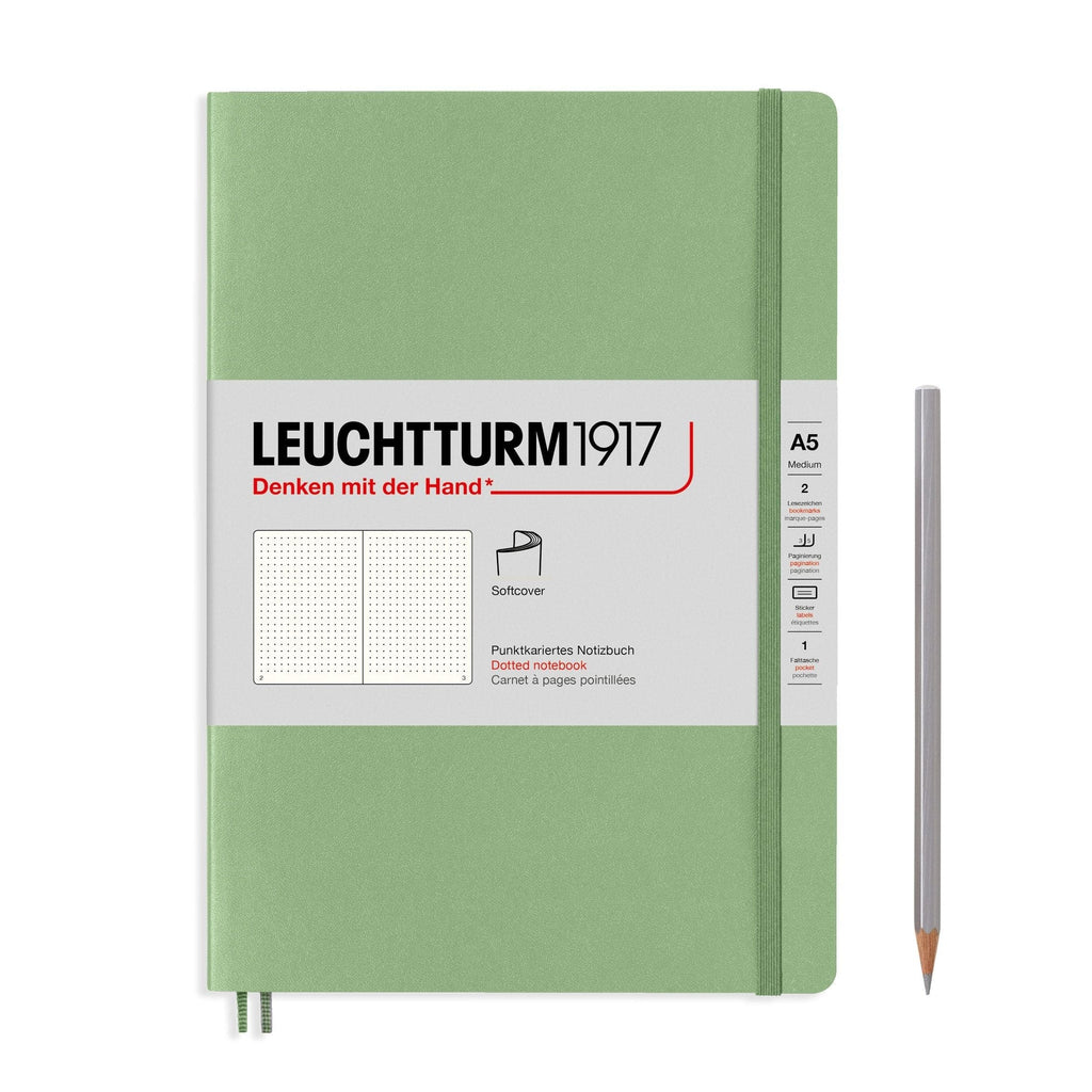 Leuchtturm1917 Edition 120g A5 Dotted Notebook - Sage