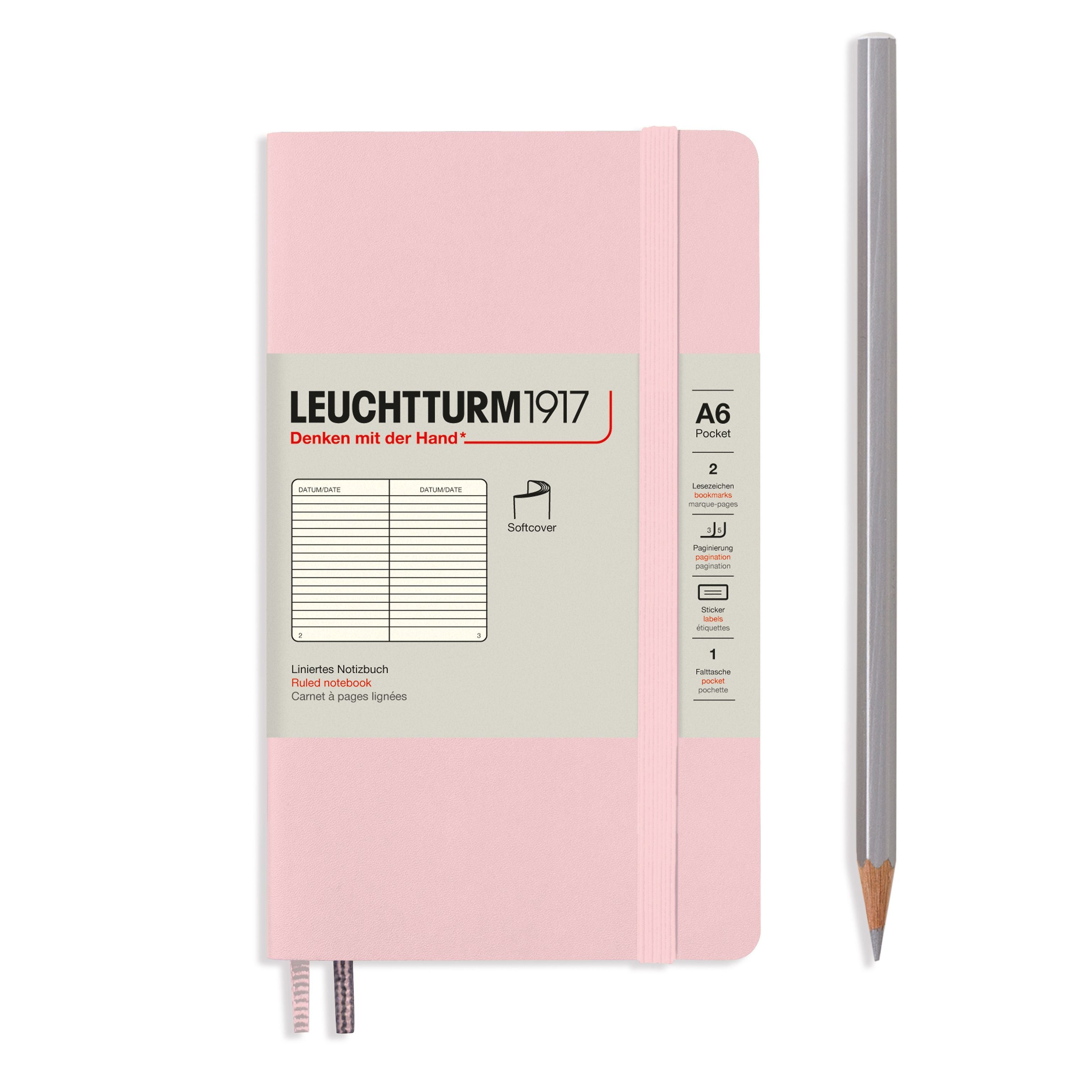 LEUCHTTURM1917 Weekly/Note Softcover Agenda 2024 A6 Pocket Stone Blue