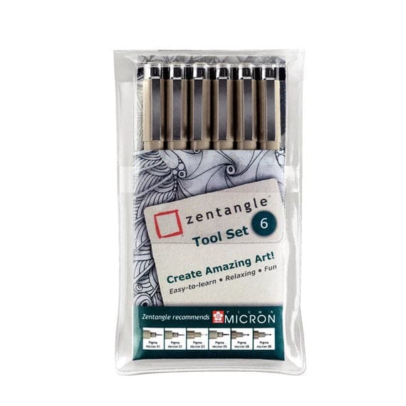 Sakura Zentangle Tool Set - 6 pieces - The Journal Shop